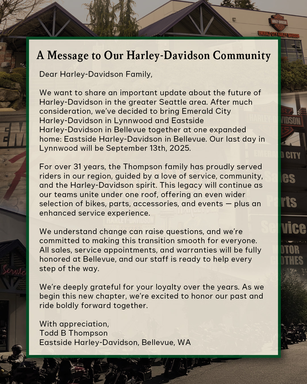 Emerald City Harley-Davidson®